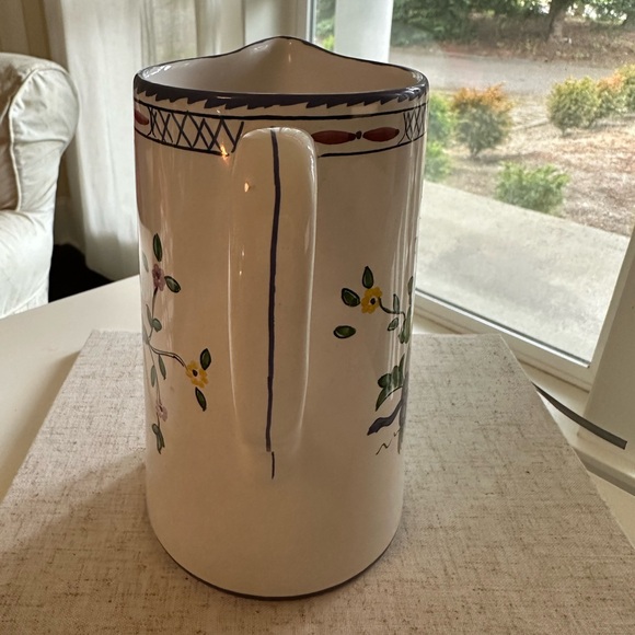 TIFFANY & CO. Lisbon Hand Painted in Portugal Ceramic Pitcher - Picture 4 of 4